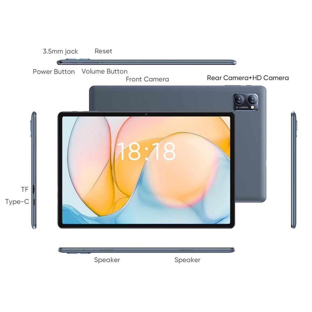Планшетный ПК N-one NPad Y Android13 Tablet PC Computer, 10,1 дюйма 4 ГБ ОЗУ 128 ГБ ПЗУ Четыре ядра 6000 мАч