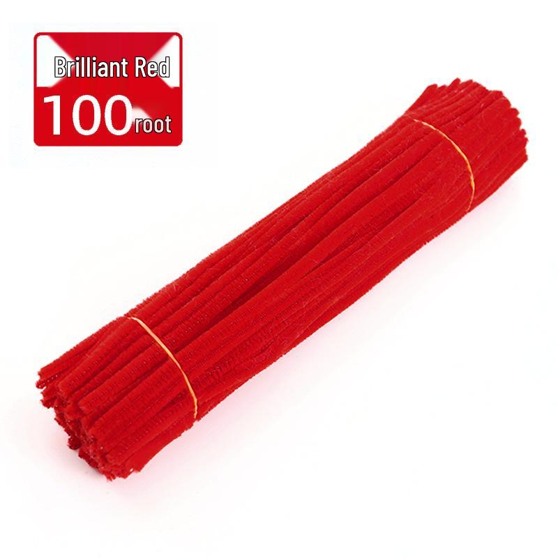 Youyou Tiger Twist Stick Handmade Super Soft Chenille Stems Educational Craft Materials for Macarons