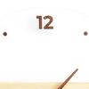Wall Clock Silent Round Decorative Modern Acrylic Panel Hanging Clock for Living Room Bedroom