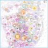 Rignrtim Sticker Set of 10 Sheets Kids' Smartphone Case Decoration Notebook DIY Gift Easy to Peel