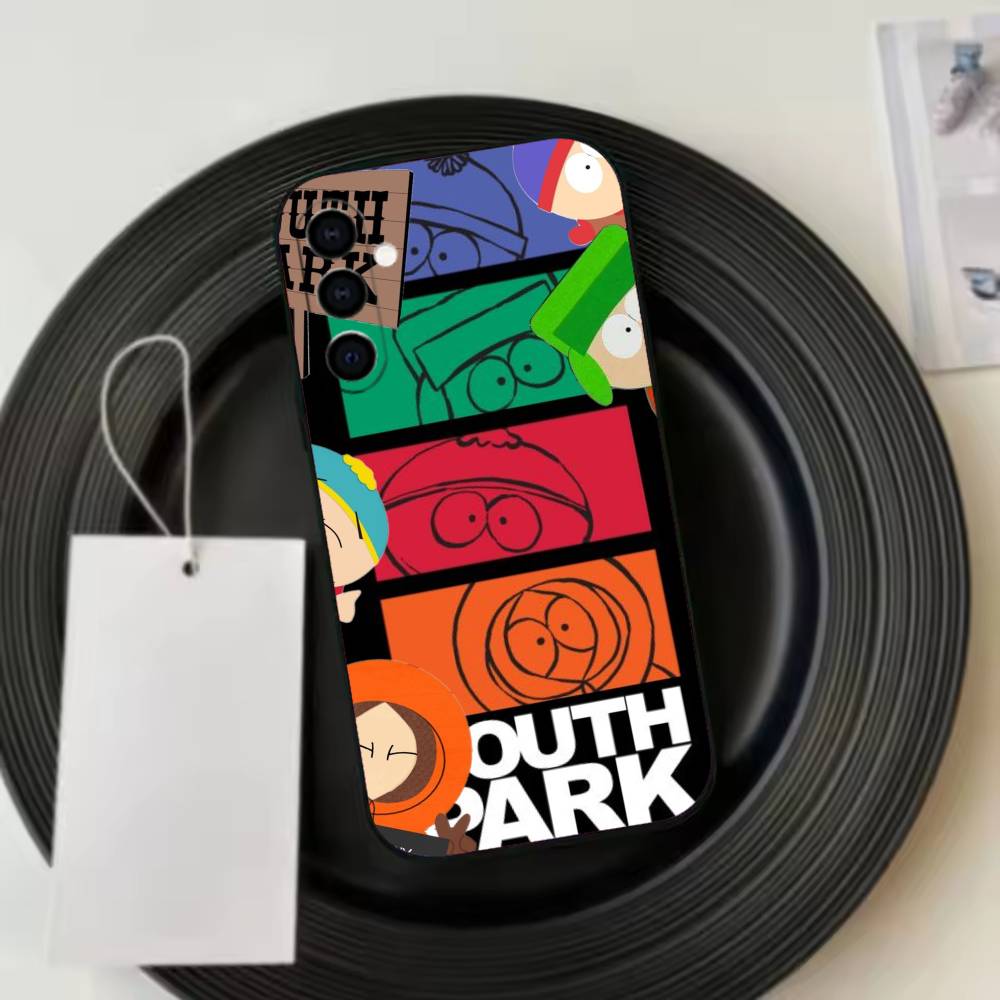 Funny South Park C-Cartoon Phone Case For Samsung Galaxy A73,A72,A71,A70,A53,A52,A51,Others Soft Black Cover