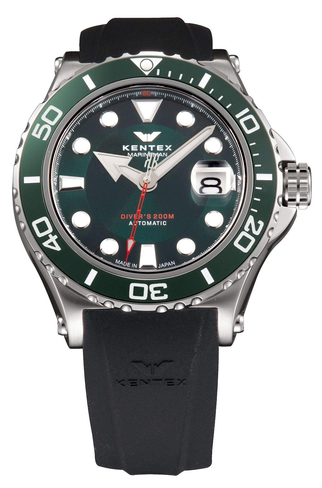 

Механічний автоматичний годинник 200M Waterproof Marineman Seahorse II Divers Black [KENTEX] S706M-19 Men s