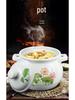 High-Temperature Resistant Large Capacity Ceramic Casserole and Soup Pot for Gas Flame