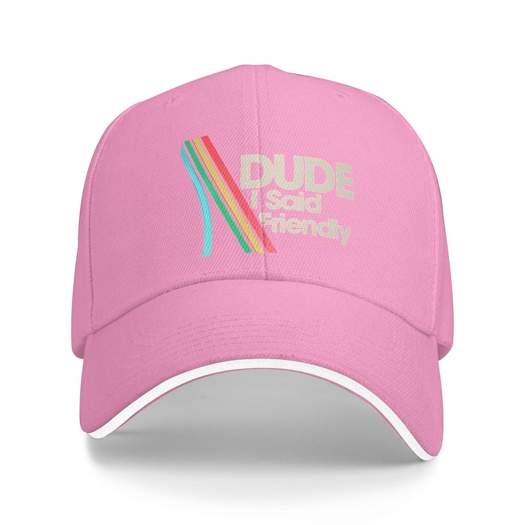 Dude I Said Friendly Funny Raider Saying Casual Baseball Cap Running Hippie Hip Hop Hats Summer Men Street Style Baseball Caps