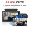 Cameră de bord cu lentile duble pentru mașini Black Box HD 1080P Video Recorder auto cu WIFI Viziune nocturnă G-senzor Înregistrare în buclă Dvr Camera auto