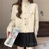 Women's Spring 2025 Retro Slimming Stand-Up Collar Jacket