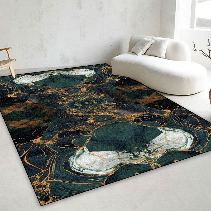 

Абстрактні килими в скандинавському стилі для прикраси вітальні Легко чистити Килим для зони дивана Велика площа Нековзний килимок для підлоги Килими для входу 60*90cm