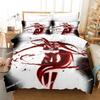 New Anime Elfen Lied Beding Set Soft Duvet Cover Bed Linen Set Comfortable Quilt Cover Pilowcase Warm Comforter King Quen Sized Dimensions Young Boys