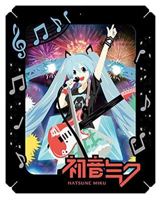 Ensky Hatsune Miku Let's Live Paper Theater PT-224, Approximately H100 X W80 X D42mm, Made of Paper