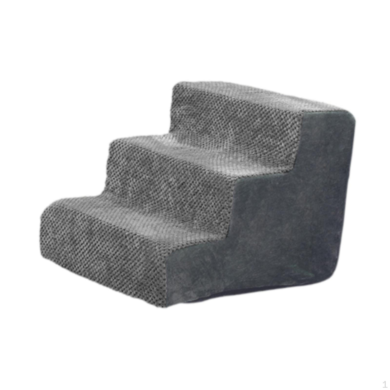 

Лестницы для собак, кошки, восхождение на кровать, легкие нескользящие наклонные лестницы, губка высокой плотности для дивана, 3 tier