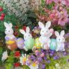 Easter Easter Egg Statue Home Garden Garden Study Desktop Sculpture Resin Crafts Ornament