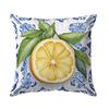 Summer Lemon Pattern Decorative Cushions Pillowcase Polyester Cushion Cover Throw Pillow Sofa Decoration Pillowcover Home Decor