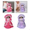 Porcelain Doll with Intricate Dress Design for Home Decor