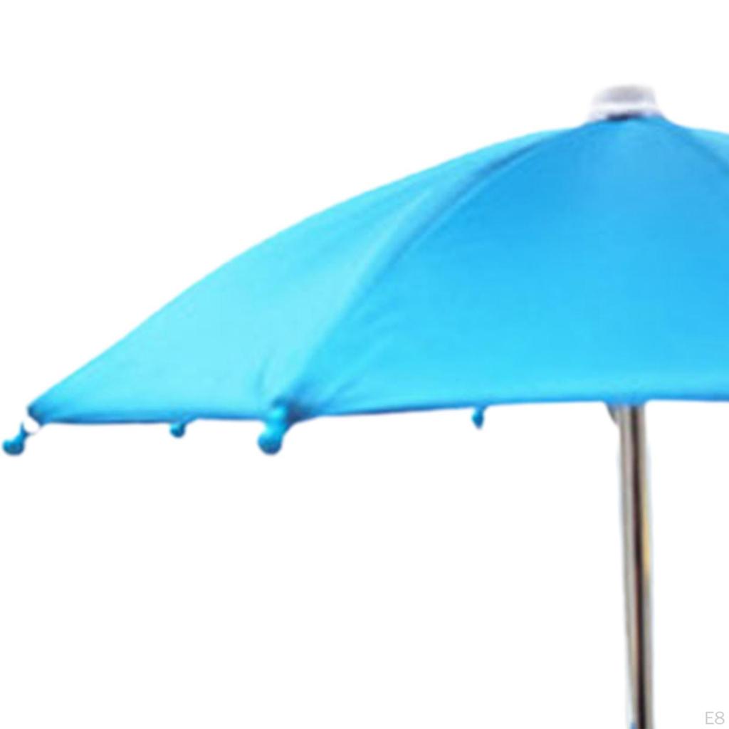 Mobiltelefon paraplyholder, med sugekoppfeste Slitesterkt materiale Justerbar Utendørs Lettvekt