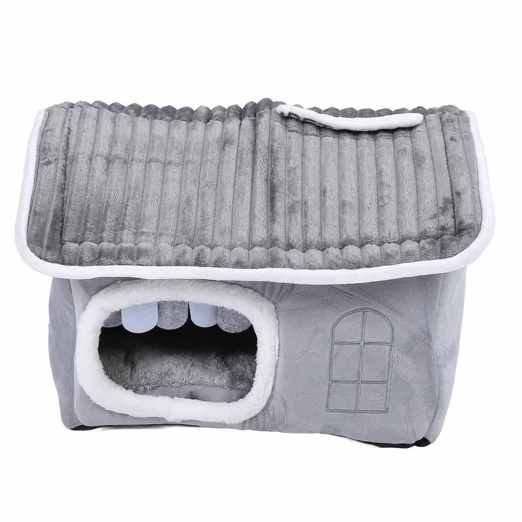 Hundehütte für den Innenbereich Abnehmbar Waschbar Weich Erhöhter Komfort Winter Warm Katzenhaus für Klein Mittel