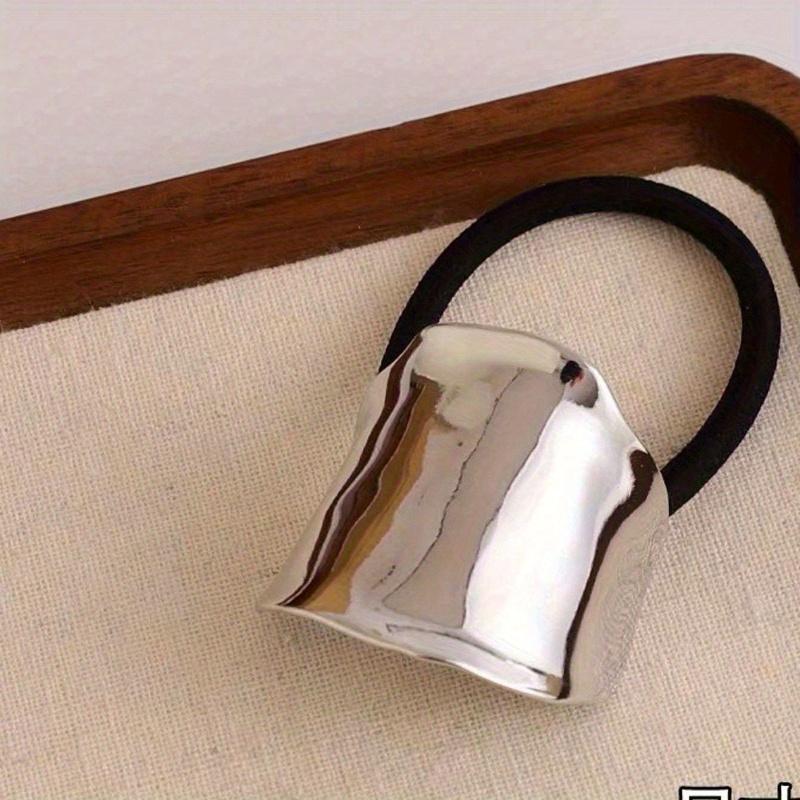 Golden Geometric Metal Headbands, Elastic Hair Accessories Gift Set