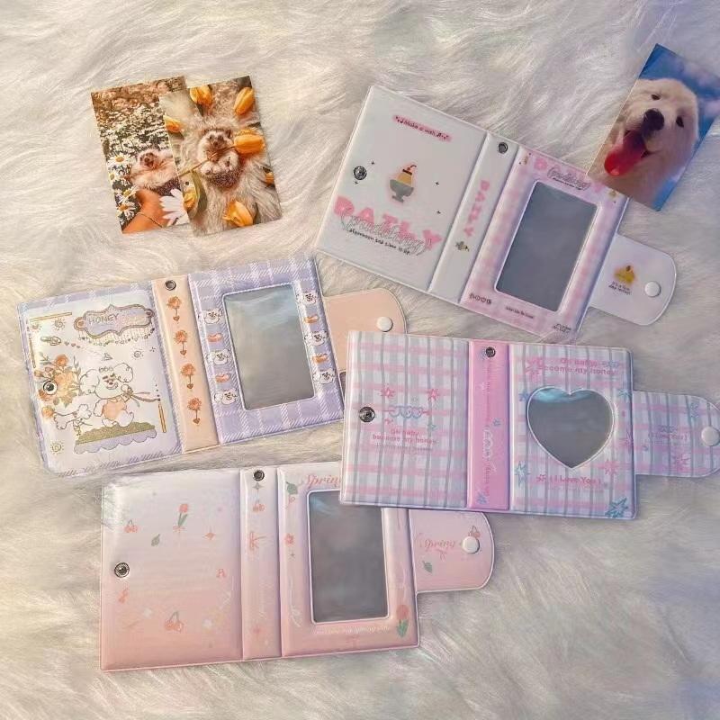 Photo Album For Photograph Gift Ins Cute Graffiti Photocard Holder Idol Collect Book 3 Inch Envelope Package