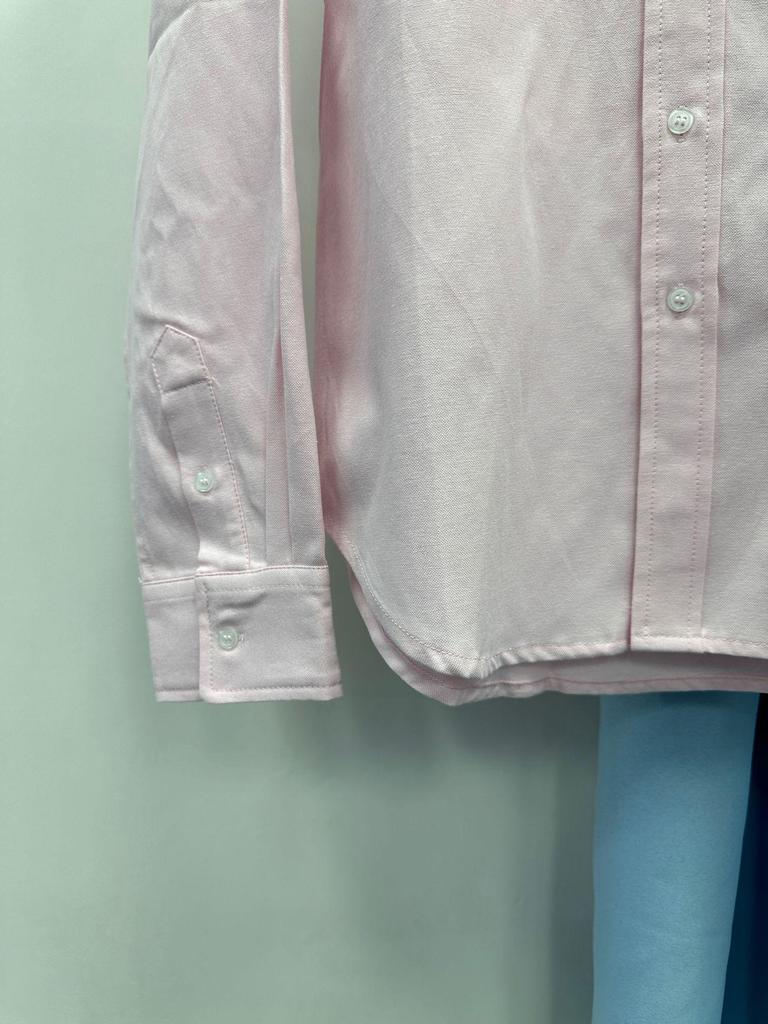Premium Cotton Oxford Cloth Shirt with Horse Embroidery - Unisex Business Casual