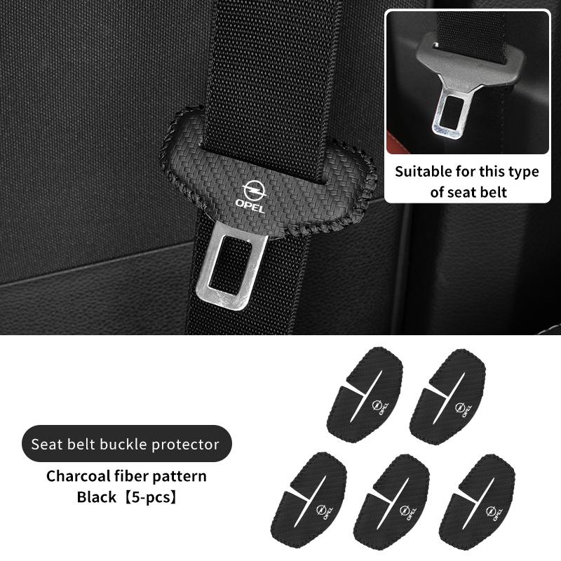 Car Accessories Seat Belt Buckle Anti-scratch Protector Cover For Opel Corsa Astra Insignia Vectra Zafira Meriva Mokka Grandland