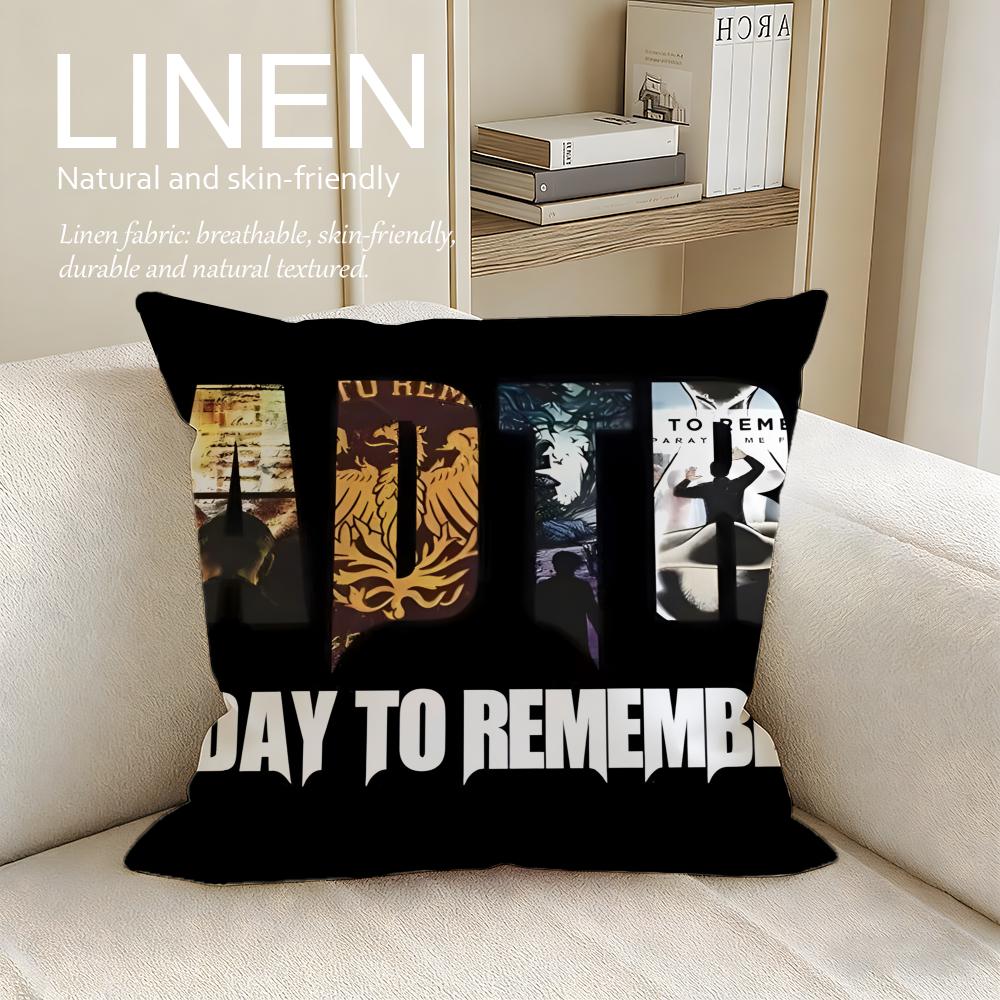 A Day to Remember Cushion Cover Pillowcase Set Pcs x x Breathable Washable Sofa Cushion Cover