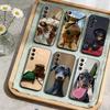 Dachshund Sausage Dog  Phone Case For Samsung Galaxy A73,21,22,32,71,53,52,51,80,5G Soft Black Cover