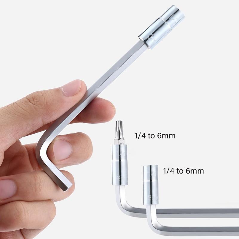 Compacts Multifunction Hexagons Key Tire Repair Tool With Nonslip Grip Light Weight for Bicycles Maintenance