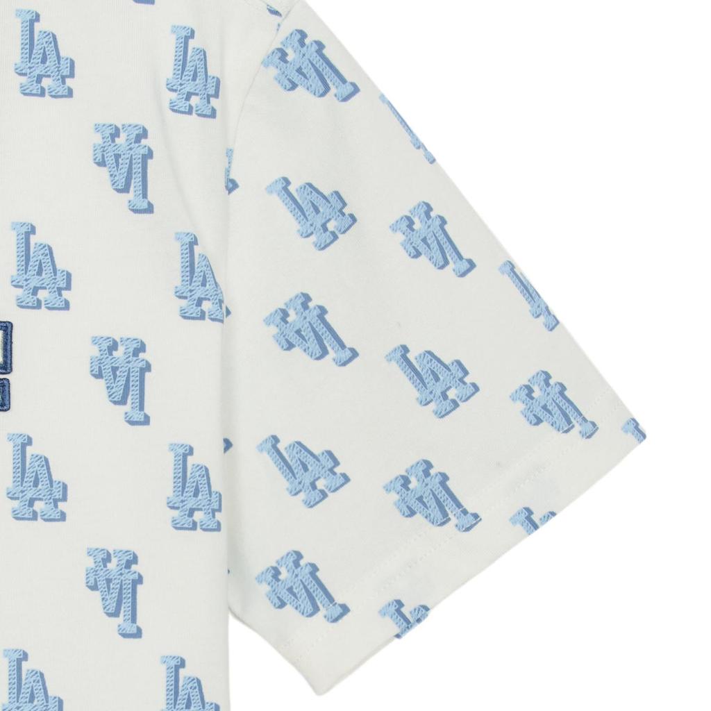 New MLB MONOGRAM Collection Los Angeles Dodgers T Shirt Cream Kids' 7ATSM1153-07IVS