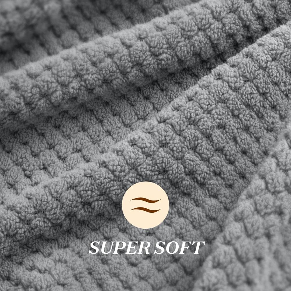 Ručník na vlasy z mikrovlákna Extra velký zábal Rychleschnoucí zábal ručníkem na vlasy s elastickým páskem , ultraabsorpční měkký zábal na ručníky Turban