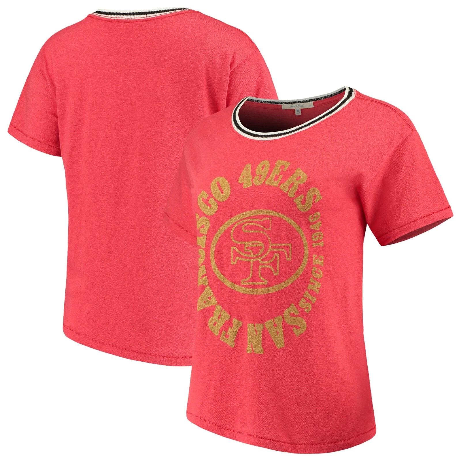 Junk Food Женская футболка NFL San Francisco 49ers Kick Off Новая S, L, 2XL M