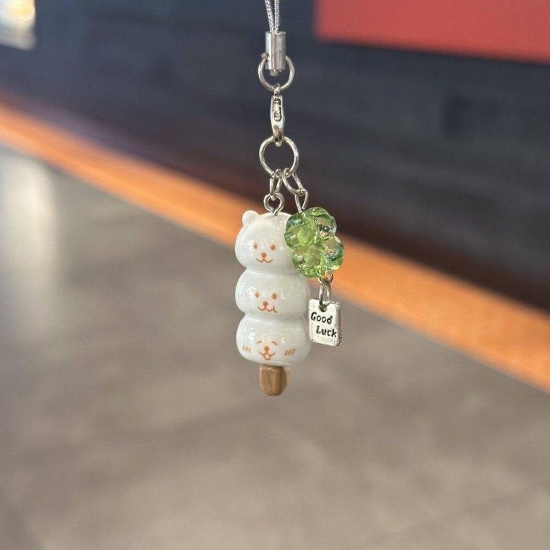 

Cute Lucky Leaf Phone Charms Pendant Kawaii Cat Cases For Phone Ccd Camera Ins Korea Handmade Diy Accessories