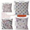 2D Boho Starry Pastel Print Throw Pillow Covers Pattern Cushion Cover Suitable For Sofa Bedroom Car Pillow Cover