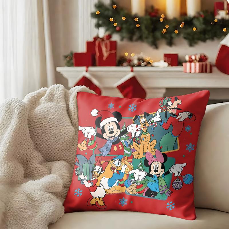 

Микки Минни ведет рождественский карнавал, набор подушек с вами, чтобы усилить ощущение домашней атмосферы. 16x16Inch