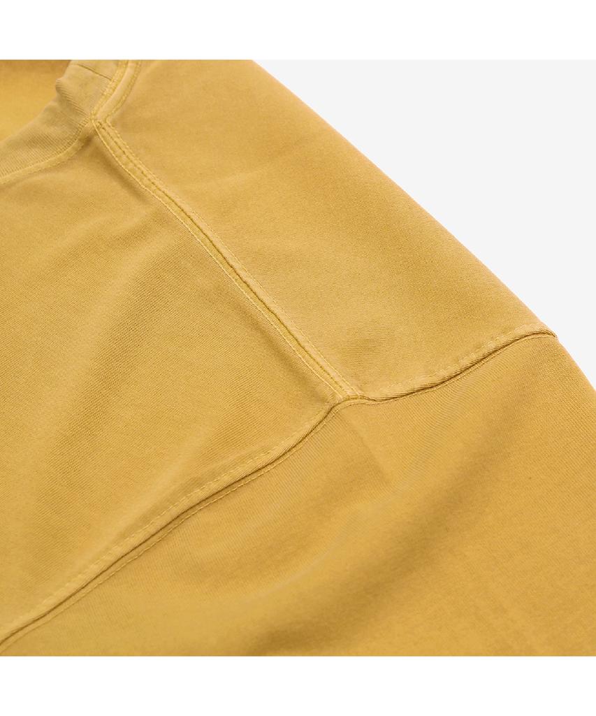 Seleodeilejeokeulleob Pigment Dyed T-Shirt(Unisex) / Small S.L.C Logo - Mustard
