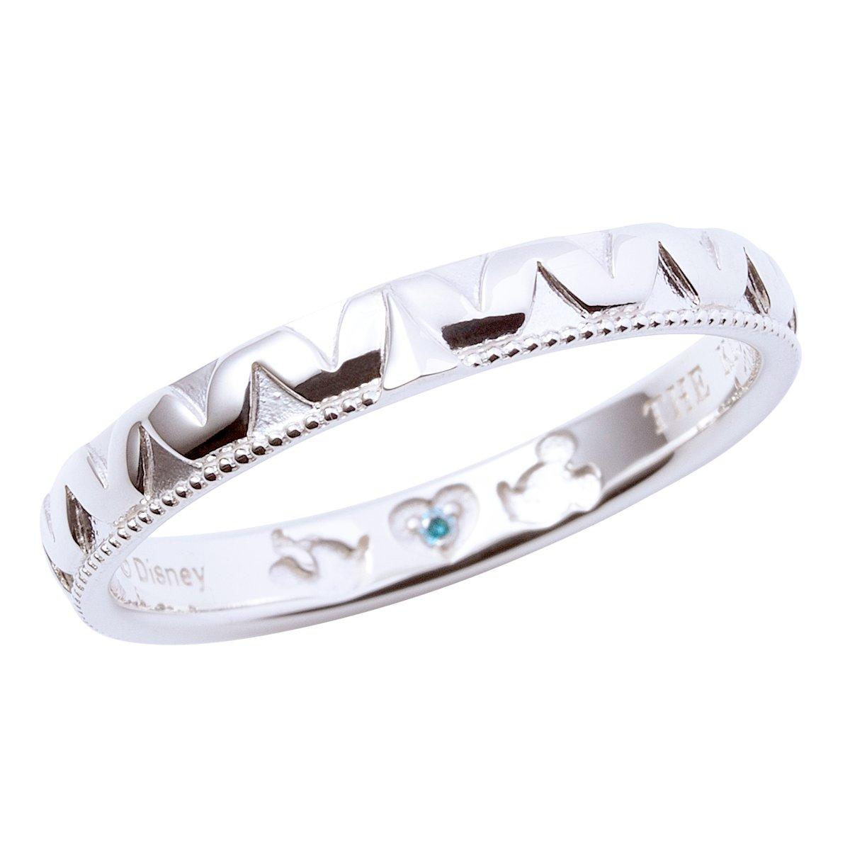 

THE KISS Size 15 Mickey Diamond Ring DI-SR1830BDM [Disney Collection] & Minnie/Blue Men s