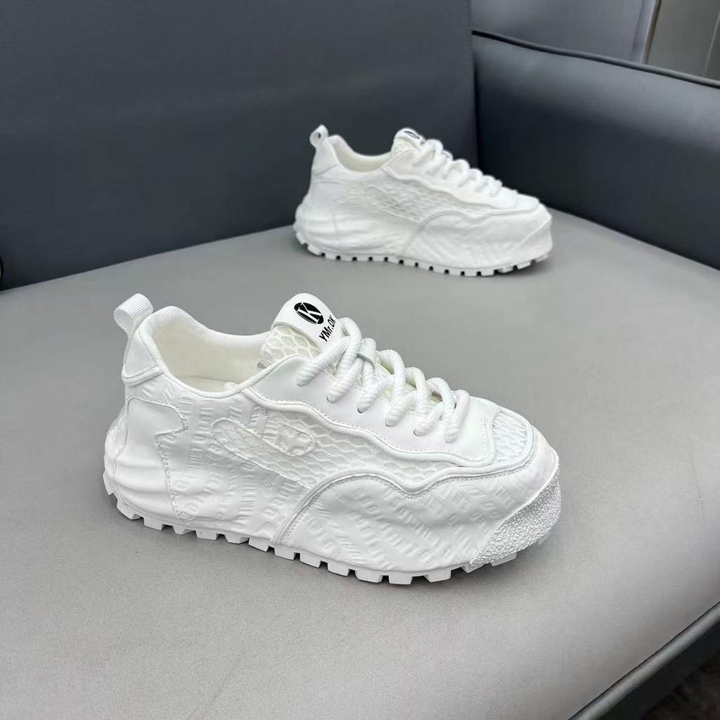 New ModelMen'S Shoes: Summer Thick-Soled Height-Increasing Wear-Resistant Sports Men'S Trendy Versatile Casual Breathable Dad Trendy Shoes