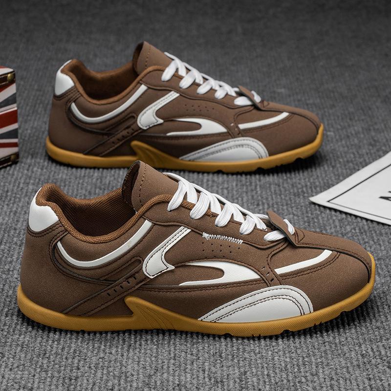 Autumn High Quality Men Flats Casual Shoes Fashion Lightweight Lace-up Platform Student Sneakers Outdoor Male Running Shoe 39-44