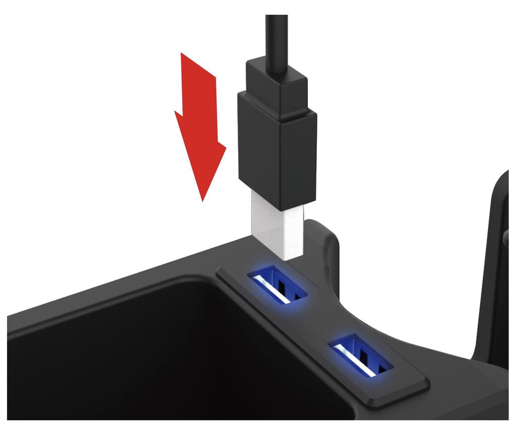 Kashimura Add a Convenient Storage Pocket and Drink Holder To the Side of Your Two USB Ports for Convenient NDC-040 Black Seat! Built-in Charging.
