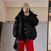 Outdoor Women's Winter Padded Jacket Coat Hooded Solid Thick Parka Waterproof Puffy Korean Fashion