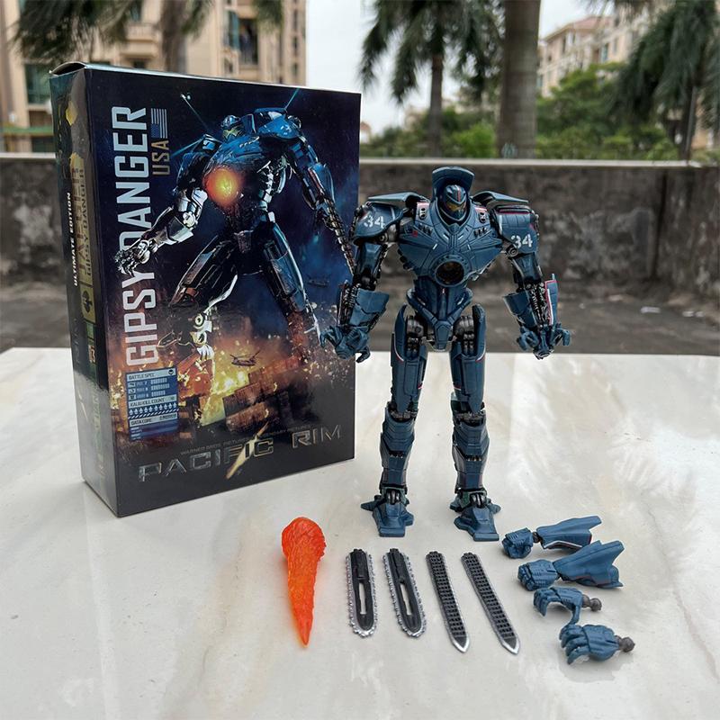 

Pacific Rim Gipsy Danger Фигурка Ограниченная Движимая Обсидиановая Ярость Меха Ручная Модель Украшения Подарок