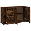 Sideboard Smoked Oak 100x33x59.5 cm Particleboard