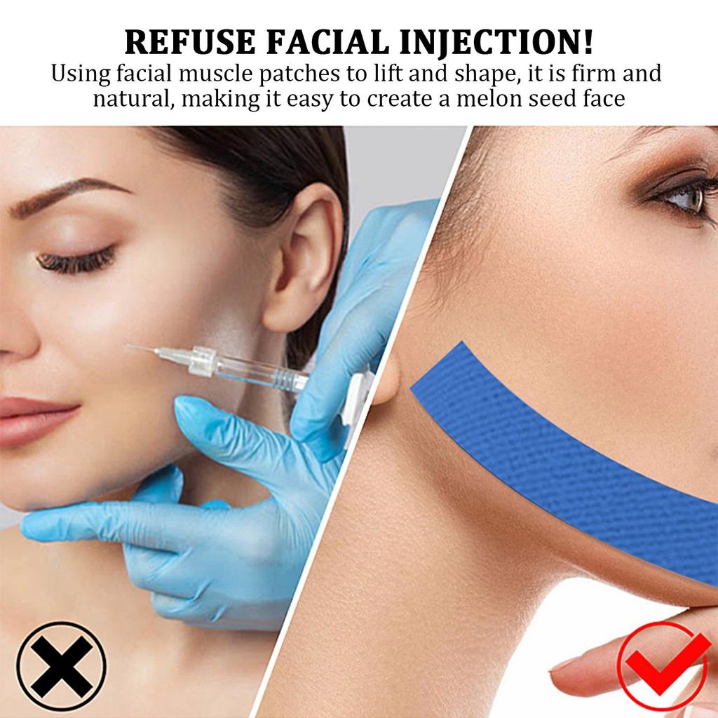 Lifting Facial Tape Lifting Tape Firming Facial Muscle Lifting Tape Smoothing Wrinkles And Lifting Skin Anti-Aging Facial Tape 1 Roll