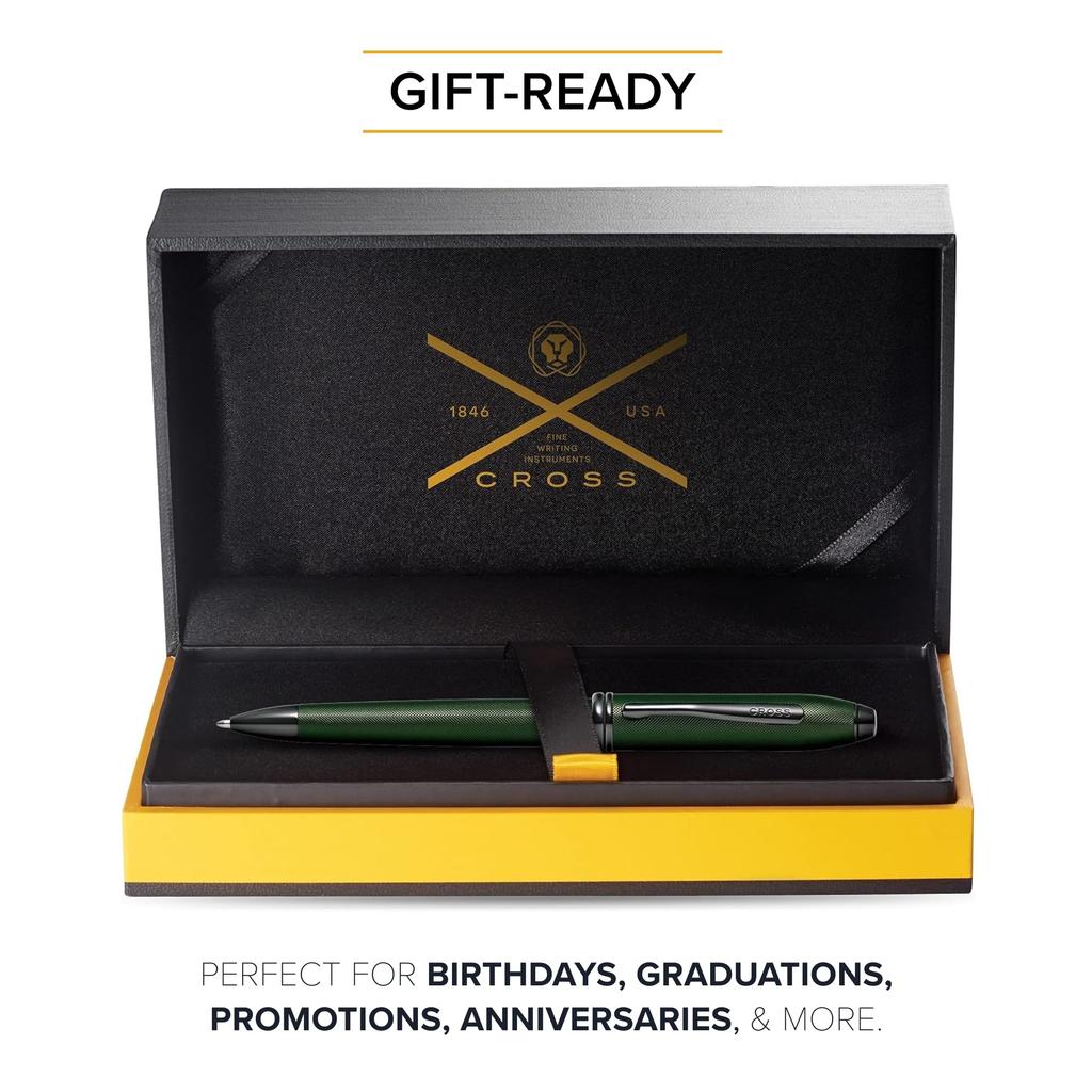 CROSS Ballpoint Pen Townsend Midnight Green NAT0042-63