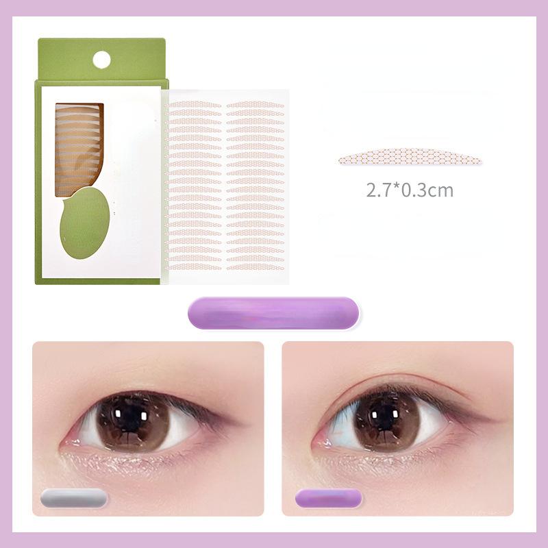 Natural Invisible Eyelid Tape Double Fold Stickers Seamless Mesh Lace Skin Tone for Eye Makeup Beauty Tool