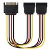 NANOCABLE SATA Cable SATA Cable Power Supply SATA/M / 2xSATA/H, 20 Cm