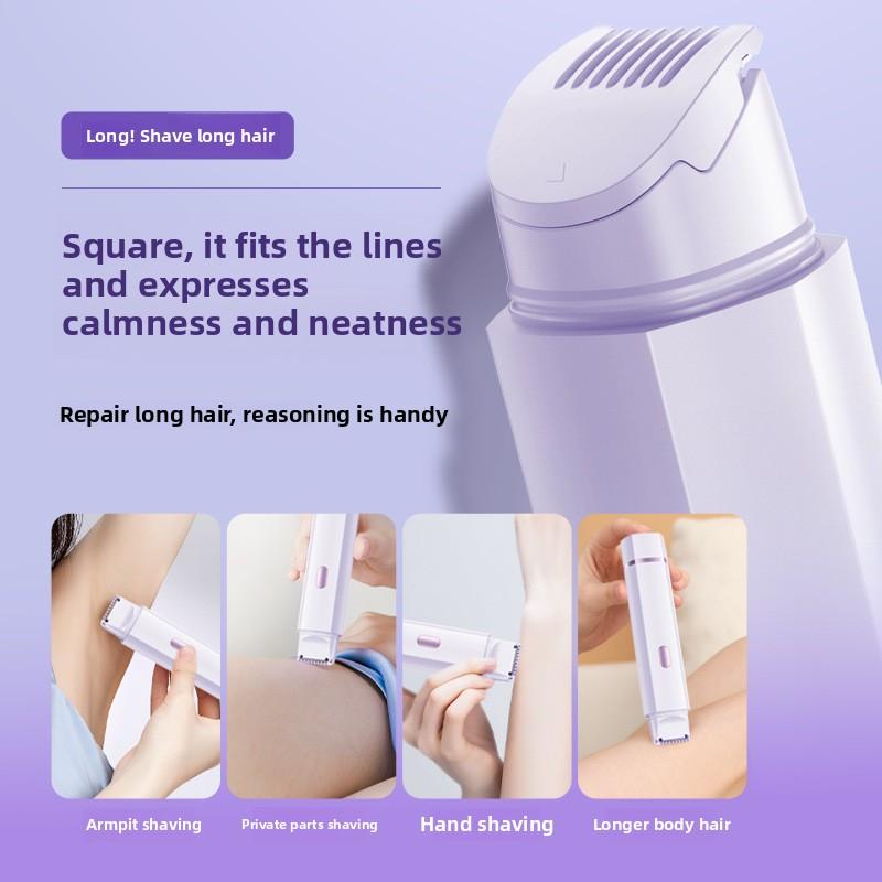 Private Parts Shaver Electric Shaving Knife Men and Women Household Private Pubic Hair Underarm Hair Girls Hair Removal Machine Trimmer