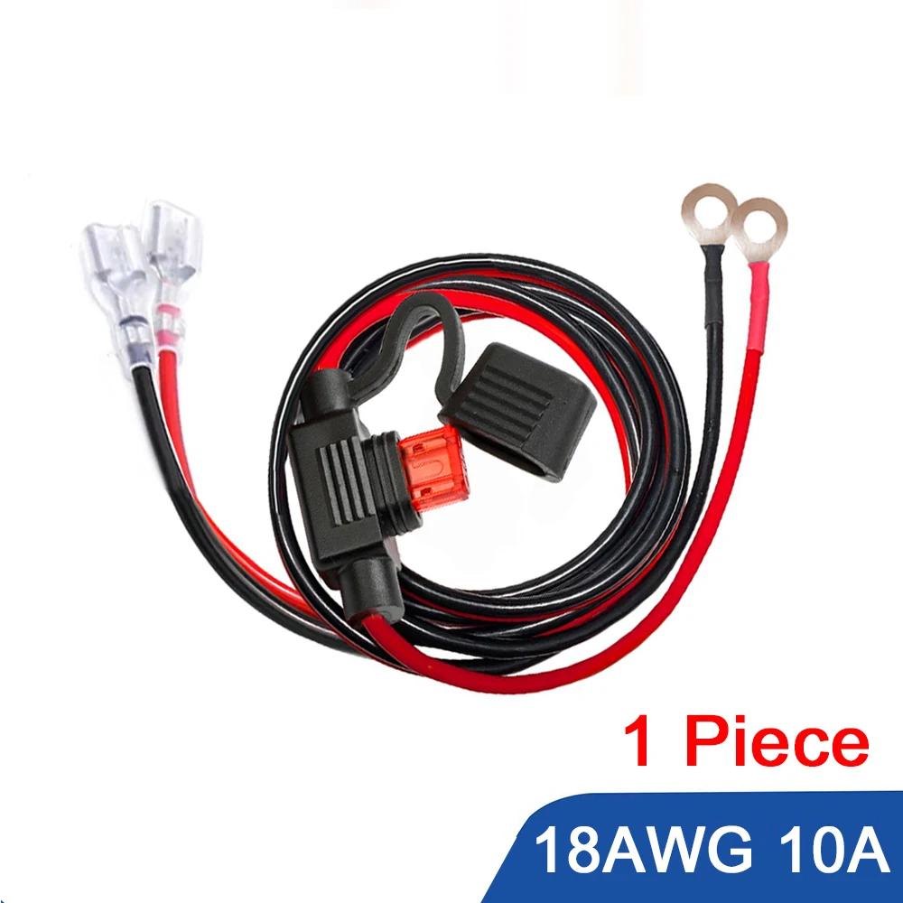 

KEBIDU Car USB Charger Socket Cable 60cm Wire Harness Connector Cord 18AWG With 10A Fuse for Car Marine Motorcycle ATV RV Refit