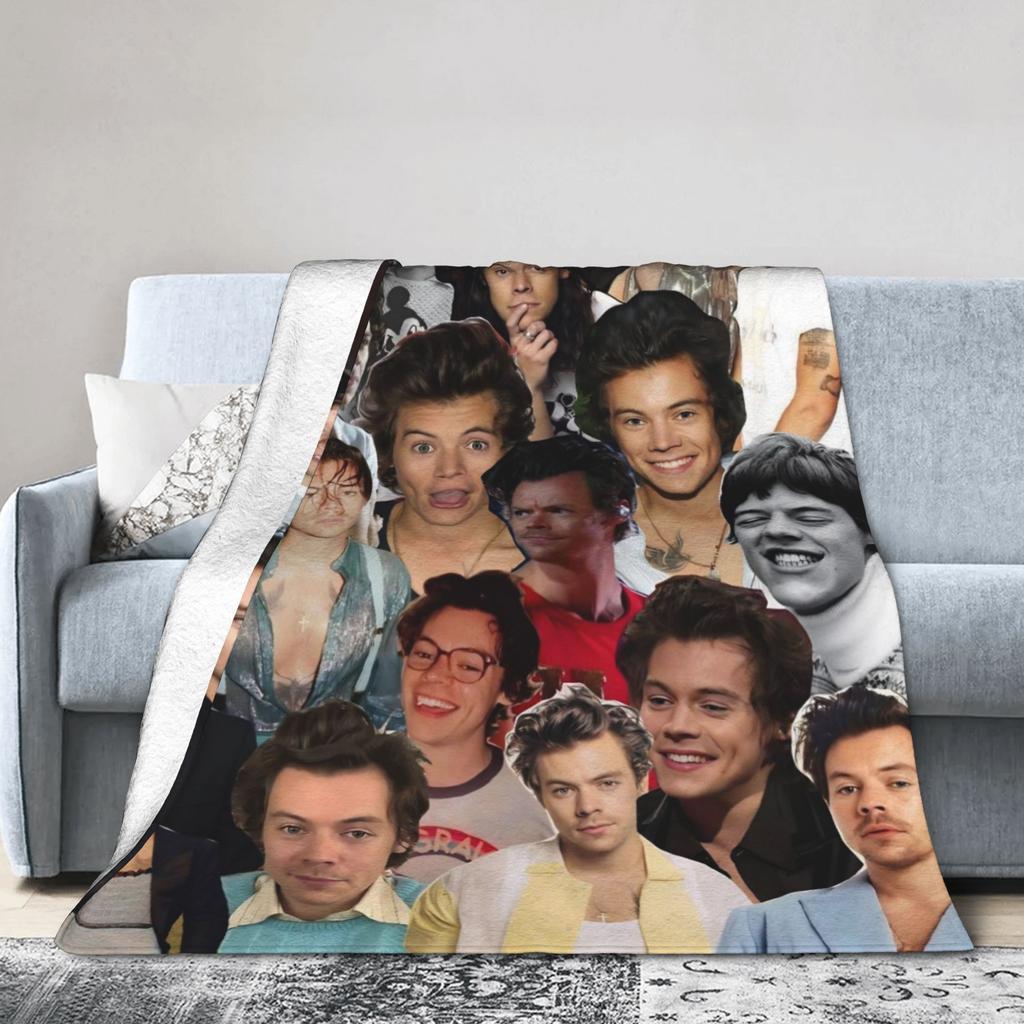 Harryed Stylesed Küssen Sie Immer Disco Gelegentlich Decke Mehrere Größen Gemütliche & Leichte Decken für Sofa Couch und Bett