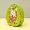 Iron Box Easter Candy Box Tinplated Eggshells Pattern Container for Party Organizing and Displaying