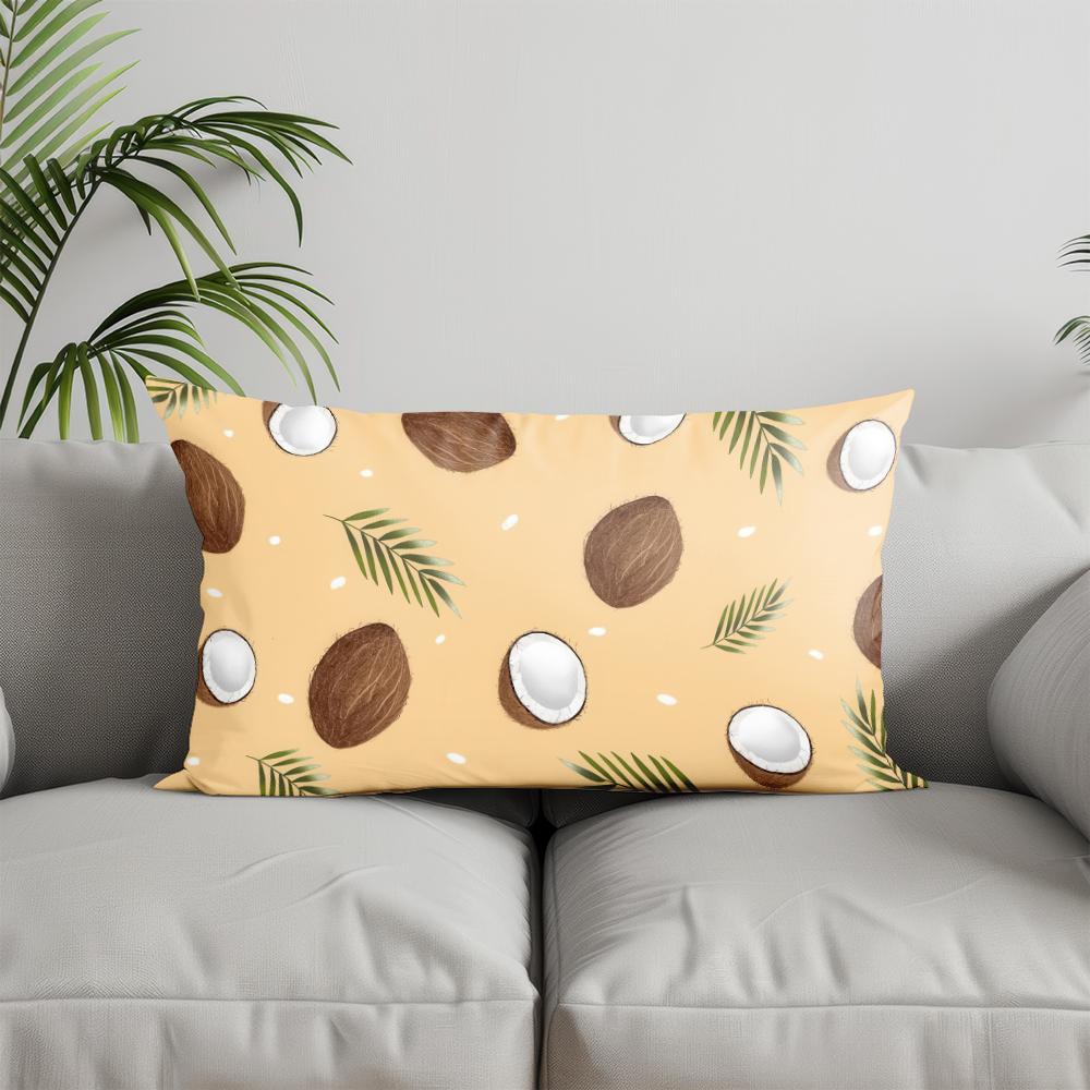 

Домашний Декор Подушка с Рисунком Свежих Овощей Подходит для Дивана Спальни Автомобиля Наволочка Подушка Прямоугольная Подушка для Спины 30x50cm