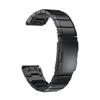 Garmin Fenix 26mm Módní náramek 3Garmin Fenix HR 5X Jednořadý rychloupínací pásek Kovový náramek z nerezové oceli 6X